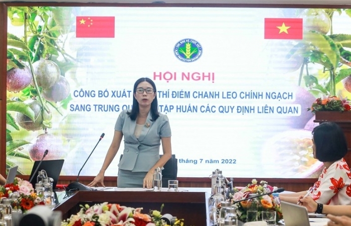 Thí điểm xuất khẩu chanh leo chính ngạch sang Trung Quốc từ tháng 7/2022