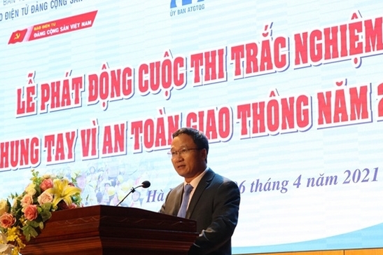 Thi trắc nghiệm “Chung tay vì an toàn giao thông” năm 2021