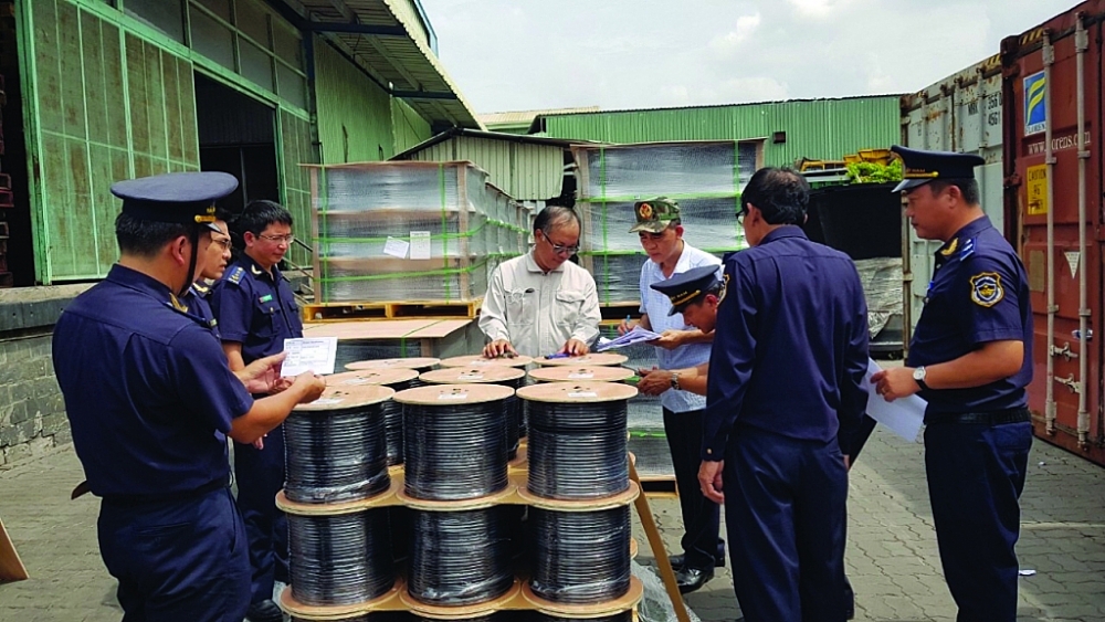  Lô hàng vi phạm do Chi cục Hải quan cửa khẩu cảng Sài Gòn khu vực 1 phát hiện vào tháng 11/2022.  Ảnh: T.H