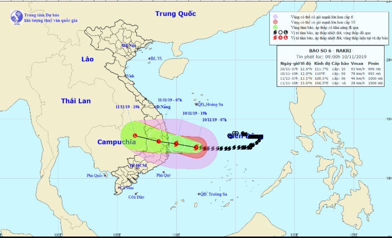 anh huong cua bao so 6 nhieu noi co mua to den rat to