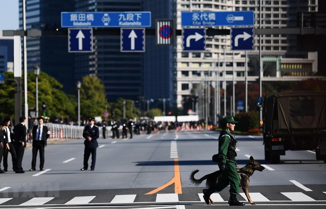 Tokyo thắt chặt an ninh trước lễ diễu hành đăng quang của Nhật hoàng