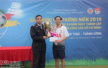 Đoàn thanh niên Tổng cục Hải quan: Sôi nổi giải bóng đá thường niên năm 2019