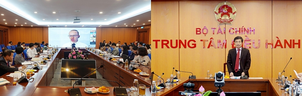 Quang cảnh hội thảo trực tuyến.