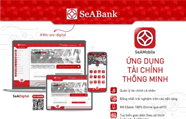 SeABank đồng nhất trải nghiệm của ngân hàng số SeAMobile trên tất cả các thiết bị