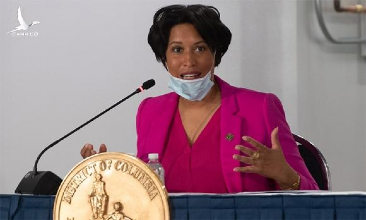 Thị trưởng Muriel Bowser. Ảnh: AFP.