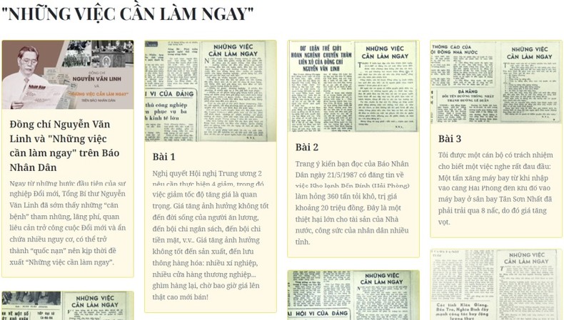 Khai trương Trang thông tin đặc biệt Tổng Bí thư Nguyễn Văn Linh và “Những việc cần làm ngay” ảnh 2