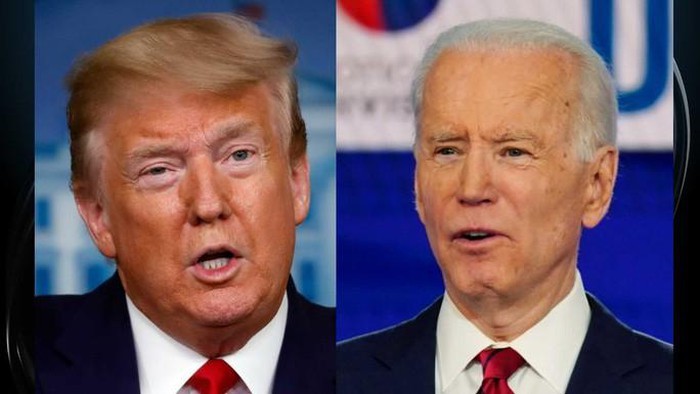 bau cu my: trump va biden 