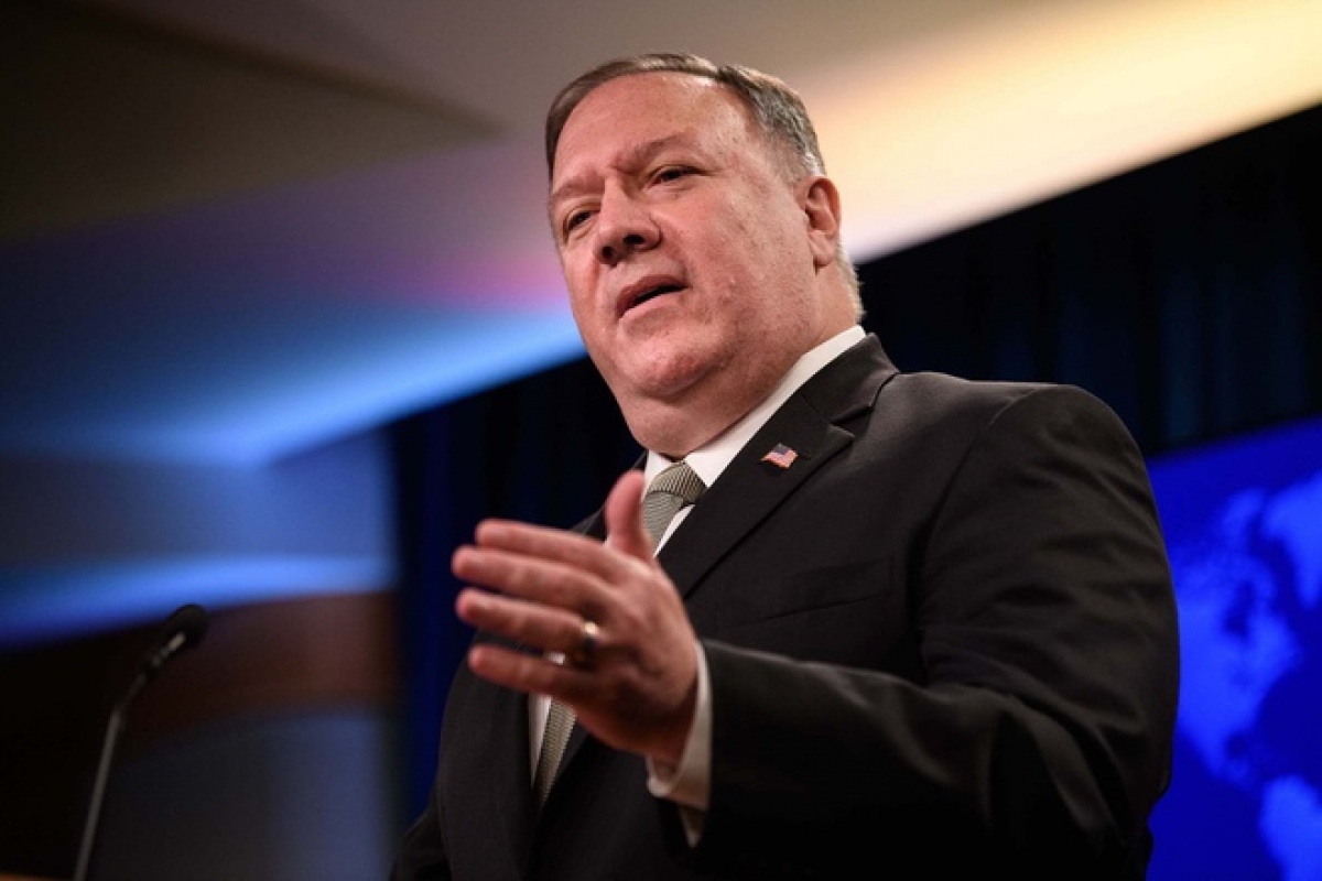 Ngoại trưởng Mỹ Mike Pompeo. Ảnh: AP.