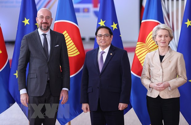 Thu tuong du Hoi nghi Cap cao ky niem 45 nam quan he ASEAN-EU hinh anh 2