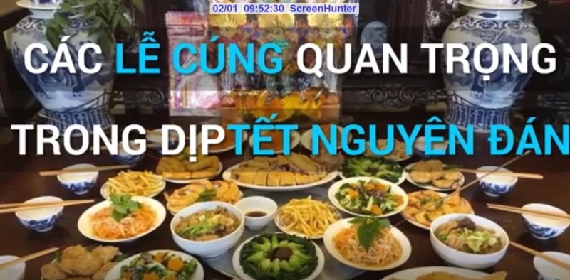 [Video] Các lễ cúng quan trọng cần biết trong dịp Tết Nguyên đán