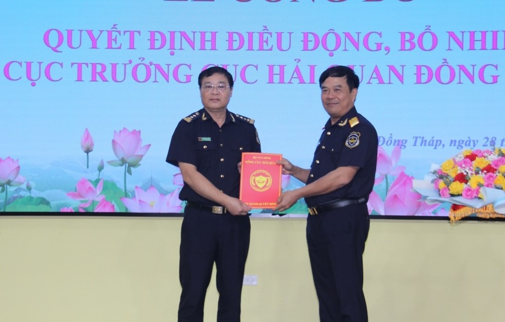 Điều động, bổ nhiệm ông Trần Quốc Hoàn giữ chức Cục trưởng Hải quan Đồng Tháp